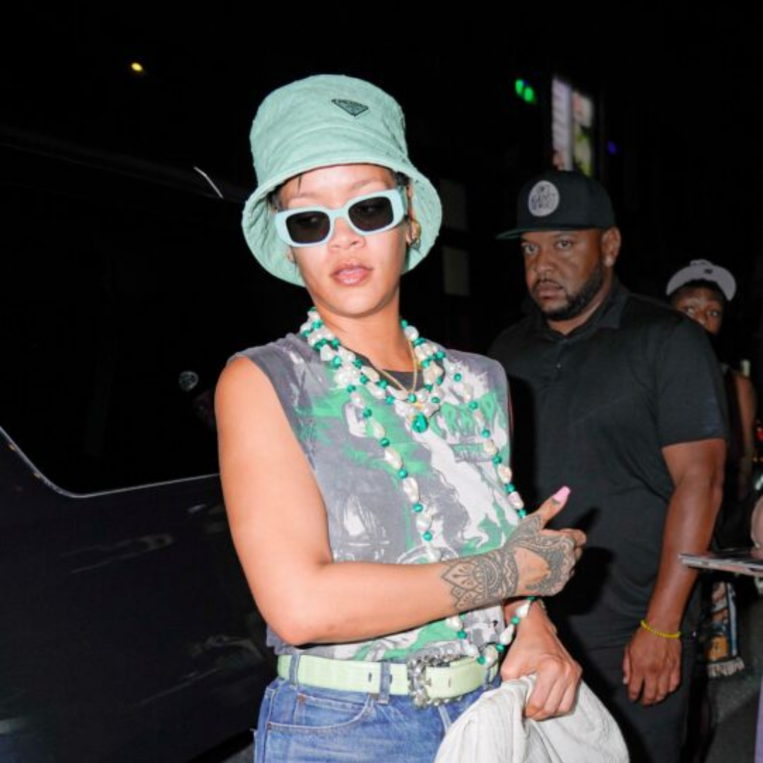 Rihanna chapeu balde